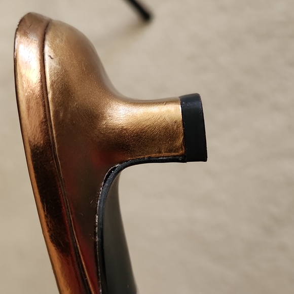 Moda, Women's Browns bronze, 1.5" heels, jeweled slip-on Sandal slides. Size 10M - Picture 9 of 10